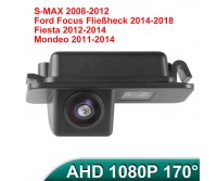 170 ° 1080P HD AHD Nachtsicht Rückfahrkamera für Ford Focus Fließheck Fiesta Mondeo S-MAX 2008-2014