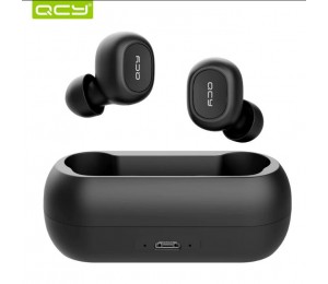 QCY T1C Mini Bluetooth Kopfhörer mit Mikrofon Wireless Sport Kopfhörer Noise Cancelling-Kopfhörer und Ladekasten