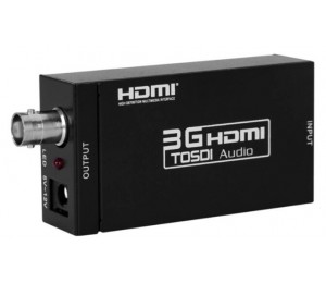 3G HDMI to SDI Converter, HDMI switch to 3G HD SD SDI Signals,Supports 1080P
