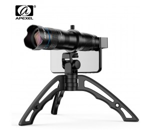 APEXEL HD 36X metall teleskop teleobjektiv monokulare mobile objektiv + Optional selfie stativ für Samsung Huawei alle Smartphones