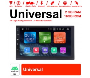 7 Zoll Android 10.0 Car Audio / Multimedia 2GB RAM 16GB ROM für Universal