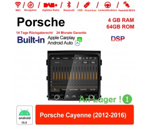 8.8 Zoll Android 10.0 Autoradio / Multimedia 4GB RAM 64GB ROM Für Porsche Cayenne 2012-2016 Built-in Carplay / Android Auto