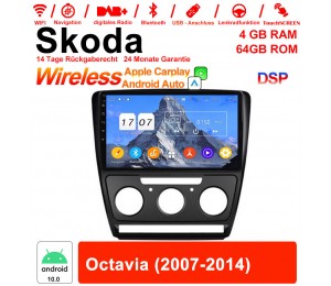 10 Zoll Android 12.0 Autoradio / Multimedia 4GB RAM 64GB ROM Für Skoda Octavia 2007-2014 Built-in Carplay Android Auto