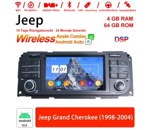 5 Zoll Android 12.0 Autoradio / Multimedia 4GB RAM 64GB ROM Für Jeep Grand Cherokee (1998-2004) Built-in Carplay / Android Auto