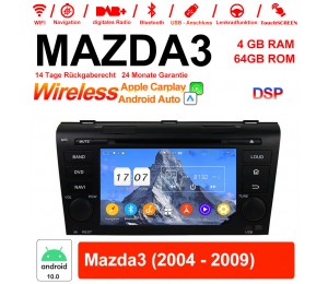 7 Zoll Android 12.0 Autoradio / Multimedia 4GB RAM 64GB ROM für  MAZDA3 Mit WiFi NAVI Bluetooth USB