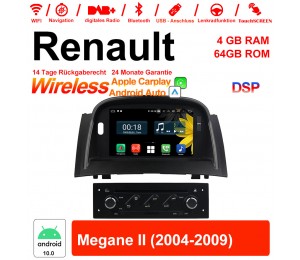 7 Zoll Android 12.0 Autoradio / Multimedia 4GB RAM 64GB ROM Für RENAULT Megane II Mit WiFi NAVI Bluetooth USB
