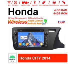 8 Zoll Android 12.0 Autoradio / Multimedia 4GB RAM 64GB ROM Für Honda CITY 2014 Mit WiFi NAVI Bluetooth USB