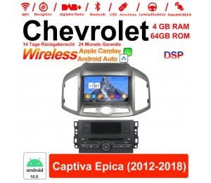 8 Zoll Android 12.0 Autoradio / Multimedia 4GB RAM 64GB ROM Für Chevrolet Captiva Epica 2012-2018 Built-in Carplay / Android Auto
