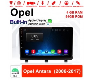 9 Zoll Android 10.0 Autoradio / Multimedia 4GB RAM 64GB ROM Für Opel Antara  2006-2017 Mit DSP Built-in Carplay Android Auto