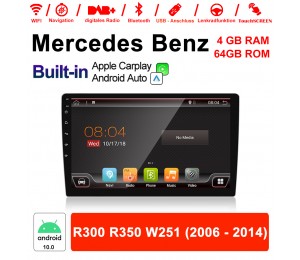 9 Zoll Android 10.0 Autoradio / Multimedia 4GB RAM 64GB ROM Für Mercedes BENZ R300 R350 W251 2006 - 2014 Mit DSP Built-in Carplay Android Auto