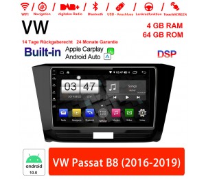 10.1 Zoll Android 10.0 Autoradio / Multimedia 4GB RAM 64GB ROM Für VW Passat B8 2016-2019 Built-in Carplay