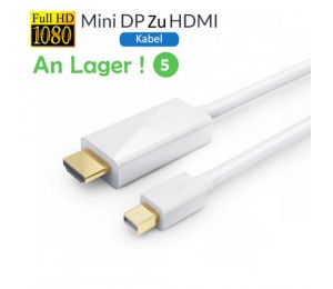 3 Meter Mini DisplayPort DP zu HDMI Adapter Kabel für Apple Macbook Pro Air iMac