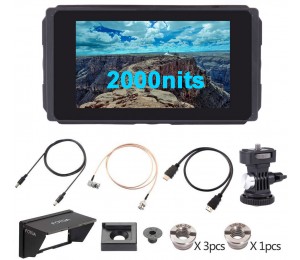 Fotga C50 5 Zoll 3G SDI 3D-LUT Kamera Monitor 2000nit HD IPS Touchscreen Kamera Feld Monitor