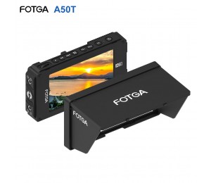FOTGA A50T 5 Zoll FHD IPS Vedio Monitor Auf-kamera Feld Monitor 1920*1080 Touchscreen Dual NP-F Batterie platte für 5D III IV A7 A7R A7S II III GH5