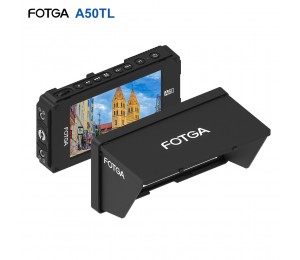 FOTGA A50TL 5 Zoll FHD IPS Vedio Monitor Auf-kamera Feld Monitor 1920*1080 Touchscreen Dual NP-F Batterie platte für 5D III IV A7 A7R A7S II III GH5