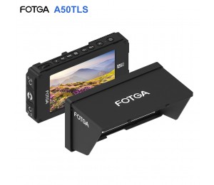 FOTGA A50TLS 5 Zoll FHD Video Auf-kamera Monitor für A7S II GH5 IPS Touchscreen HDMI Eingang/Ausgang 3D LUT Dual NP-F Batterie Platte