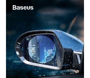 Baseus 2 PCS 0.15mm Auto-Rückspiegelfenster Klare Folie Anti-Beschlag-Fensterfolien Regenfester Autoschutzaufkleber