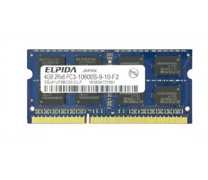 ELPIDA 4GB 1333MHz Laptop SODIMM DDR3 PC10600 (1333) 1,5V Speichermodul