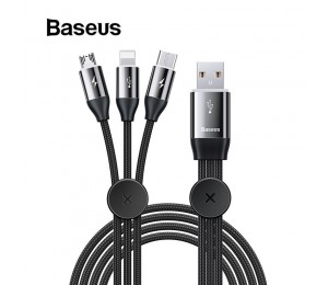 Baseus Magnetic Storage Car Stying 3 in 1 USB Cable