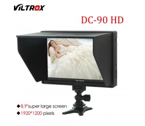 Viltrox DC-90HD 8.9'' Kamera Video Monitor Display Clip-auf IPS LCD HDMI AV Eingang 1920x1200 Pixel für Canon Nikon Sony DSLR BMPC