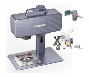 ATOMSTACK M4 Faser Laser Kennzeichnung Maschine High-Präzision Metall Typenschild Graveur Wifi Tragbare Gravur Industrie Desktop