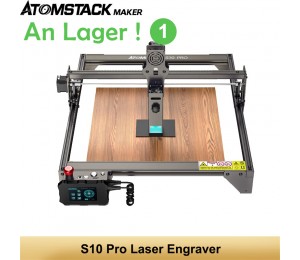 ATOMSTACK S10 Pro CNC Laser Gravur Schneiden Maschine mit 410x400mm Gravur Bereich Fest-Fokus Ultra-dünne Laser