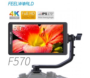 Feelworld F570 5.7 "IPS Full HD 1920x1080 4K HDMI Auf-kamera Feld Monitor für Canon nikon Sony DSLR Kamera Gimbal Rig