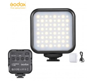 Godox LITEMONS LED6Bi LED Video Licht 3200K-6500K Wiederaufladbare LED Kamera Licht CRI 95 + 13 FX licht Effekte