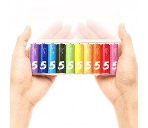 Xiaomi Rainbow Zi5 AA Alkaline Battery - 10PCS 
