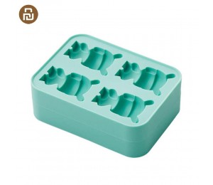 Xiaomi Mijia Youpin Mitu Eiswürfelschale Kaninchen Süße Form Eiswürfel 4 Würfel Eisform Gesunde Lagerbehälter Schalenform