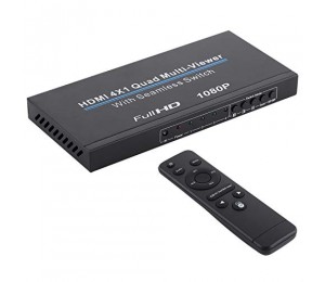 BK-C941 HDMI Splitter Switch Adapter 4x1 Full HD 1080p Remote Control IR