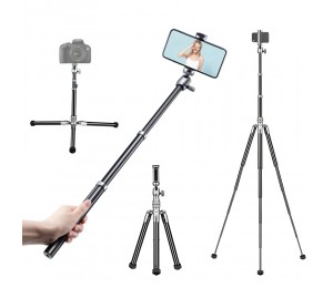 Ulanzi SK-04 Selfie Stick Stativständer 145 cm 8-teiliger 3-stufiger Stativwinkel