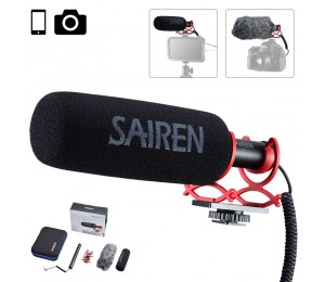 Sairen Q3 Professionelle Interview Shotgun Audio Video Rekord Mikrofon Super Nieren Kondensator Mic VS Rode NTG YouTube Live