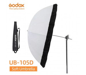 Godox UB-105D 105cm Weiß Parabolischen Reflektierende Transparent Weiche Umbrella Studio Licht Regenschirm mit Schwarz Silber Diffusor Abdeckung