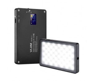 VIJIM VL-1 Mini Led Video Licht Fotografie Beleuchtung Vlog 96 Perlen 3500 k-5700 k für Smart Telefon Ein plus DSLR Kamera Sony A6400