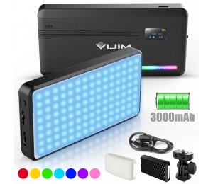 VIJIM VL196 RGB LED Video Licht 2500K 9000K Dimmbare Füllen Licht DSLR Smartphone Vlog Licht Lampe Fotografie Beleuchtung kit