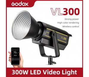 Godox VL300 VL-300 300W 5600K Weiß Version LED-Videoleuchte Dauerausgang Blitzlicht Bowens Mount Studio Light APP-Unterstützung
