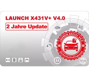 2 Jahre Update Service Für Launch X431 V+ 4.0 Sonderangebot!